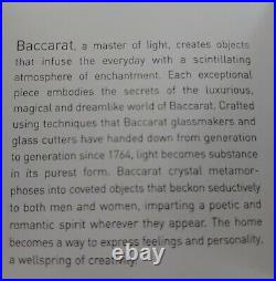 1996 Baccarat Crystal Christmas Ornament