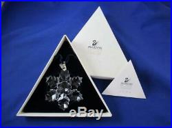 1996 Limited Edition Swarovski Crystal Snowflake Christmas Tree Ornament in Box