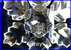 1996 Raremib Signed By Designer Swarovski Annual Christmas Ornament Snowflake