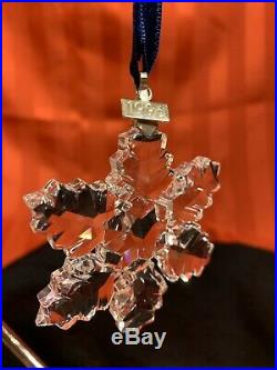1996 SWAROVSKI Crystal Annual Snowflake Star Christmas Ornament STUNNING