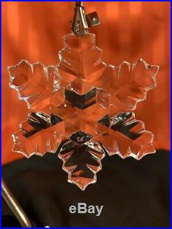 1996 SWAROVSKI Crystal Annual Snowflake Star Christmas Ornament STUNNING