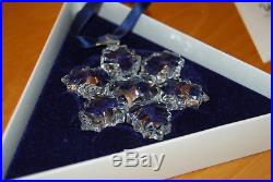 1996 Swarovski Annual Christmas Ornament Crystal Star/snowflake