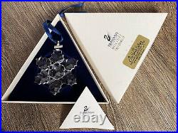 1996 Swarovski Annual Snowflake Large Star Crystal Ornament with Box