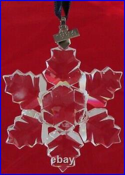 1996 Swarovski Christmas Crystal Ornament with COA, Annual Edition, 9445 NR 960 001