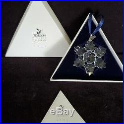 1996 Swarovski Crystal Annual Snowflake Holiday Christmas Ornament