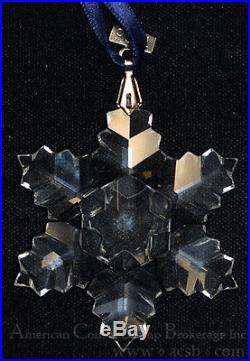 1996 Swarovski Crystal Christmas Ornament Little Snowflake or Star