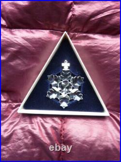 1996 Swarovski Crystal Christmas Ornament, New Condition Original Owner