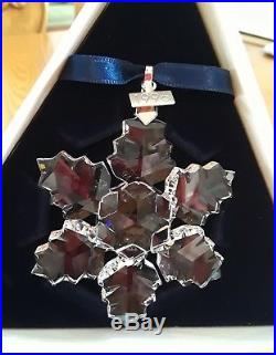 1996 Swarovski Crystal Christmas Ornament Snowflake #199734