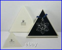 1996 Swarovski Crystal Christmas Ornament With Box and COA Excellent Condition
