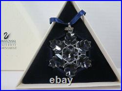 1996 Swarovski Crystal Christmas Ornament With Box and COA Excellent Condition