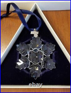 1996 Swarovski Crystal Snowflake Christmas Holiday Ornament Original Box No COA