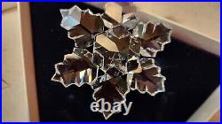 1996 Swarovski Crystal Snowflake Christmas Ornament SIGNED, withorig box, COA