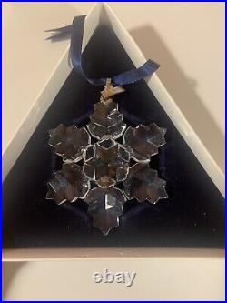 1996 Swarovski Crystal Snowflake Christmas Ornament withOriginal Box & Certificate
