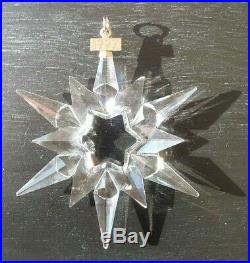 1997 Limited Edition Swarovski Crystal Snowflake Christmas Tree Ornament No Box