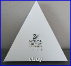 1997 Swarovski Annual Christmas Holiday Ornament Crystal Snowflake Star Box COA