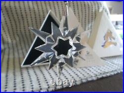 1997 Swarovski Christmas Snowflake Ornament Crystal Annual Limited Edition withBox