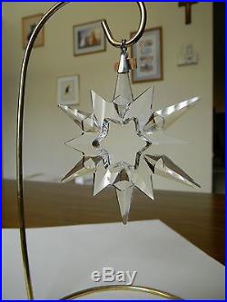 1997 Swarovski Crystal Annual Christmas Snowflake Ornament STUNNING
