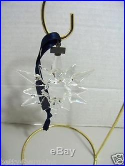 1997 Swarovski Crystal Annual Christmas Snowflake Star Ornament Excellent