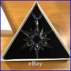 1997 Swarovski Crystal Annual Ornament 211987 Large Christmas Snowflake Star