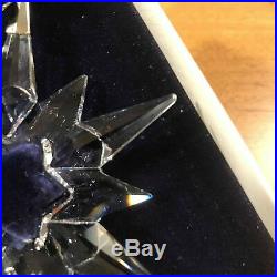 1997 Swarovski Crystal Annual Ornament 211987 Large Christmas Snowflake Star
