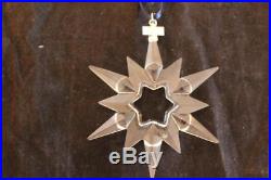 1997 Swarovski Crystal Annual Snowflake Star Christmas Holiday Ornament with Box
