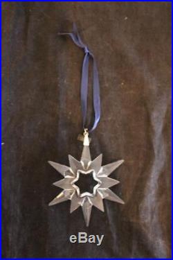 1997 Swarovski Crystal Annual Snowflake Star Christmas Holiday Ornament with Box