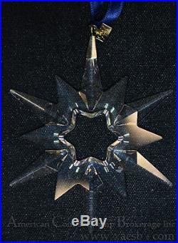 1997 Swarovski Crystal Christmas Ornament Little Snowflake or Star