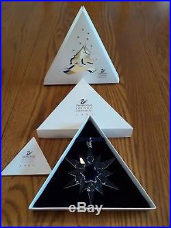 1997 Swarovski Crystal Christmas Ornament Star #211987