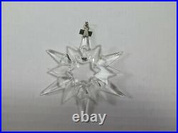1997 Swarovski Crystal Christmas Ornament With Box and COA (2) Tiny Chips