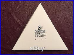 1997 Swarovski Crystal Snowflake Christmas Ornament With Box