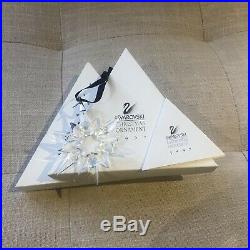 1997 Swarovski Crystal Snowflake Christmas Tree Holiday Ornament With Box