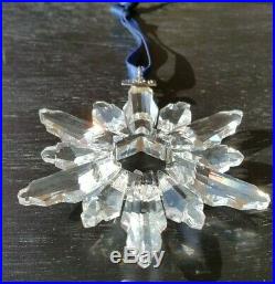 1998 Limited Edition Swarovski Crystal Snowflake Christmas Tree Ornament No Box