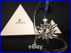 1998 Limited Edition Swarovski Crystal Snowflake Christmas Tree Ornament in Box