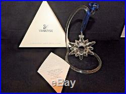 1998 Limited Edition Swarovski Crystal Snowflake Christmas Tree Ornament in Box