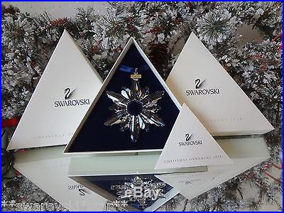1998 NIB SWAROVSKI CRYSTAL ANNUAL CHRISTMAS ORNAMENT STAR/SNOWFLAKE #220037