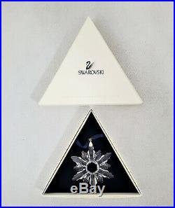 1998 Swarovski Crystal Christmas Star Snowflake Ornament