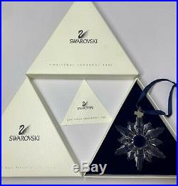 1998 Swarovski Crystal Christmas/holiday Snowflake Ornament Limited Edition