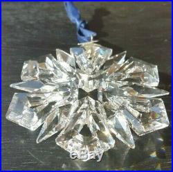 1999 Limited Edition Swarovski Crystal Snowflake Christmas Tree Ornament No Box