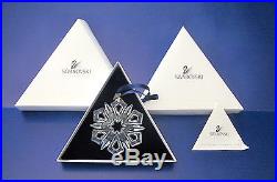 1999 MIB Swarovski Crystal Annual Christmas Ornament STAR / SNOWFLAKE
