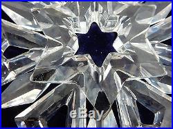 1999 SWAROVSKI Austrian Crystal Christmas Snowflake Ornament MIB #990001
