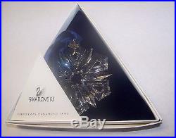 1999 SWAROVSKI CRYSTAL ANNUAL LIMITED EDITION CHRISTMAS ORNAMENT BOX, COA, RARE