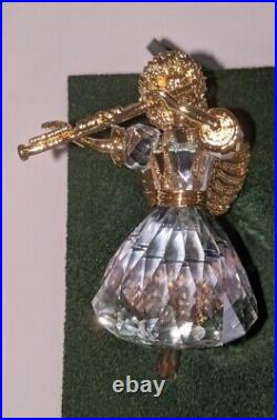1999 Swarovski Angel Christmas Memories Crystal Ornament Angel with Flute RARE