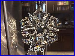 1999 Swarovski Crystal Annual Christmas Snowflake Ornament No Box