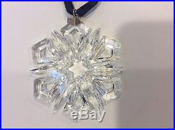 1999 Swarovski Crystal Annual Christmas Snowflake Ornament No Box