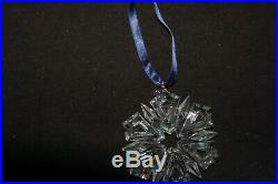 1999 Swarovski Crystal Annual Ornament Christmas Star Snowflake 235913