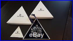 1999 Swarovski Crystal Annual Snowflake Christmas Ornament Mint Condition