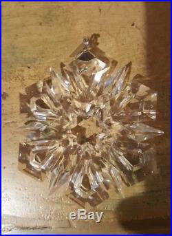 1999 Swarovski Crystal Ltd Annual Edition Snowflake Christmas Holiday Ornament