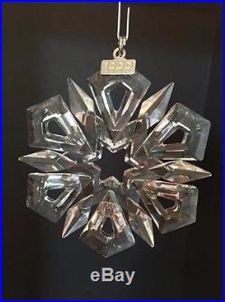 1999 Swarovski Crystal Snowflake Christmas Ornament