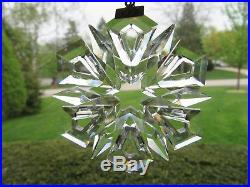 1999 Swarovski Crystal Snowflake Ornament Christmas Star Mint No Box or COA