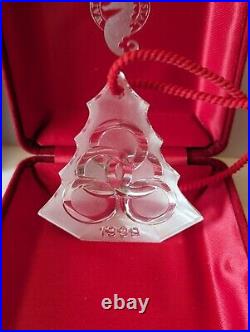 1999 Waterford Crystal 12 Days of Christmas Ornament 5 Golden Rings
